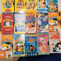 videocassette vhs cartoni animati bambini