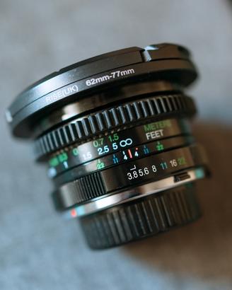 Vivitar 19mm f/3.8 attacco minolta MD