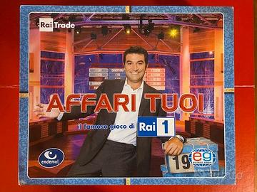 Gioco in scatola Affari tuoi Max Giusti completo