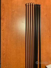 Astine regolabili per tende a vetro