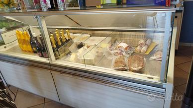 Bancone Gastronomia con 2 frigoriferi +dispensa x