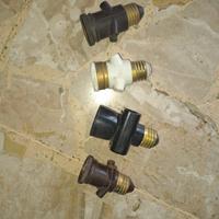 LOTTO 4 PORTALAMPADA CON 2 PRESE 12a