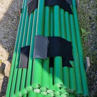 Paletti ferro verniciati di verde 