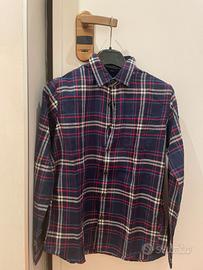 Camicia manica lunga flanella cotone Uniqlo 13 yr