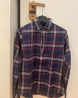 Camicia manica lunga flanella cotone Uniqlo 13 yr