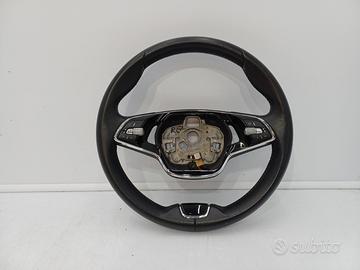 Volante multifunzione sterzo in pelle skoda kodia