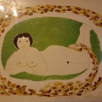Quadro Possenti, donna con serpente