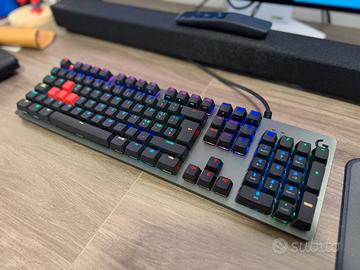 Tastiera Logitech G512 + poggia polsi