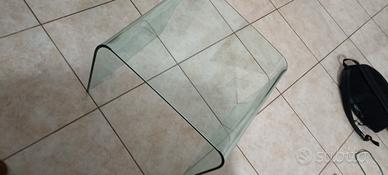 tavolino in vetro 