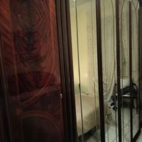  armadio letto e comò in piuma di mogano 