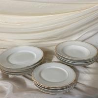 Servito porcellana vintage filo oro