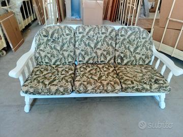 DIVANO CLASSICO COUNTRY LACCATO BIANCO