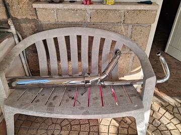 scarico cromato shadow vt125