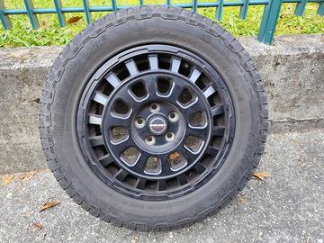 4 General Grabber AT3 255/55 R18 XL + Cerchi Lega