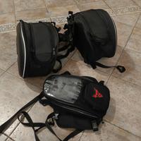 Borse laterali e borsa serbatoio moto