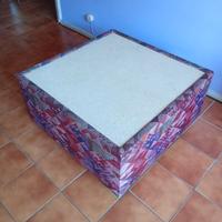 tavolino contenitore con rotelle 