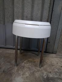 SGABELLO DA BAGNO CARRARA & MATTA MOD. CAPRI BIANC