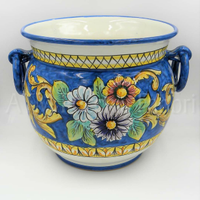 Cachepot in ceramica vietrese maiolicato a mano