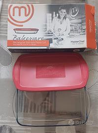 Pirofila in vetro con coperchio Masterchef