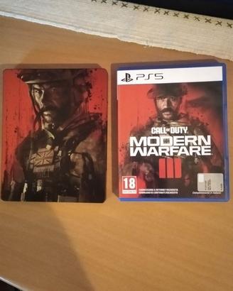 Modern Warfare 3 con steelbook e Black Ops 6