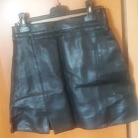 Minigonna in pelle