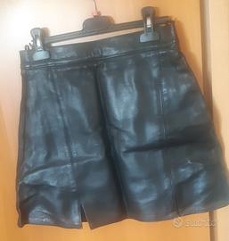 Minigonna in pelle