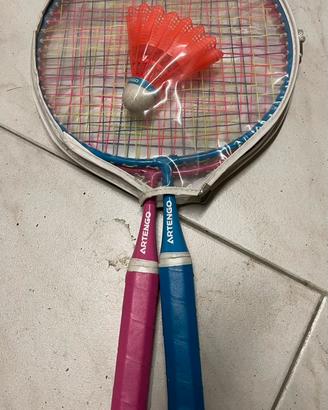Set racchette volano badminton  spiaggia