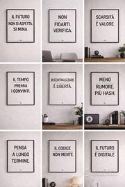 Set 9 stampe Bitcoin – Design minimal