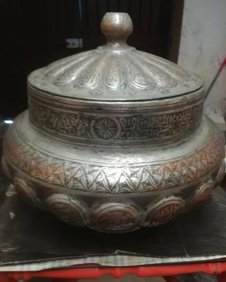 Antico Vaso Zuppiera Fine '800 Inizio '900 in rame