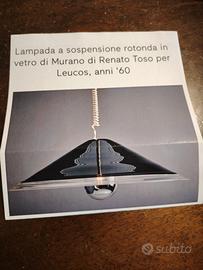 lampada a sospensione vintage 