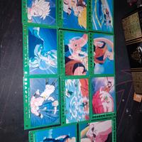 Lotto 60 dragon ball z serie verde anni 90 e holo