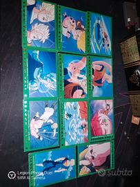 Lotto 60 dragon ball z serie verde anni 90 e holo