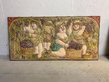 QUADRI IN RILIEVO de" LA VENDEMMIA"