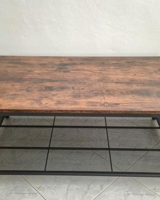 Set stile industriale Vasagle (tavolino + scarpier