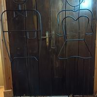 Originale coppia vintage portabiti