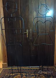 Originale coppia vintage portabiti