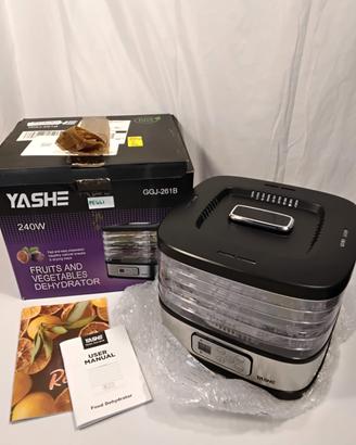 essicatore alimentare 5 vassoi yashee