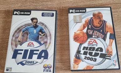 Videogiochi Fifa 2001 e Mba 2003
