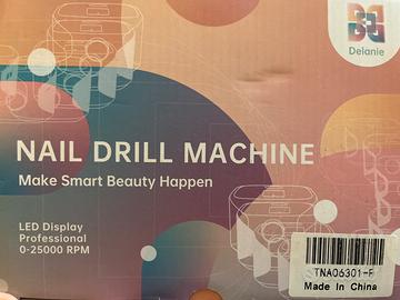 Fresa rimozione semipermanente unghie