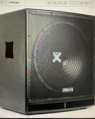 Subwoofer attivo.