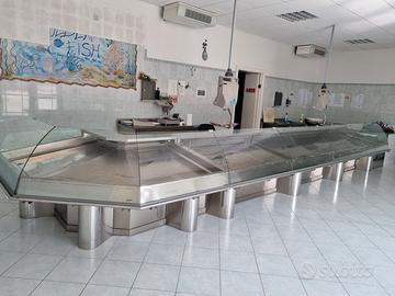 Banco Pescheria MONDEL Mod. MAUI 1 - Acciaio INOX