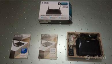 Modem Router wireless D-Link N 300 DSL- 2750B. 