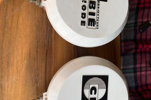 Coppia fari cibie con cuffie e scatola originale