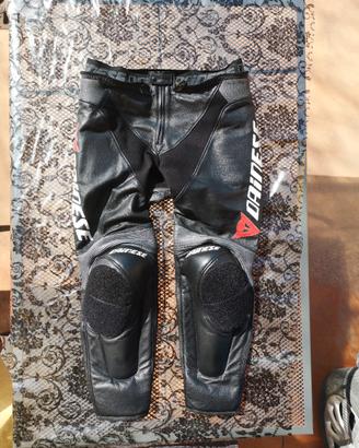 pantaloni 52 dainese uomo in pelle sport motori
