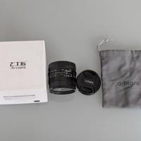 7Artisans 50mm f/1,8 attacco Sony E