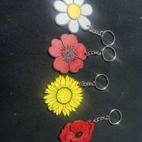 Portachiavi Fiori 3D