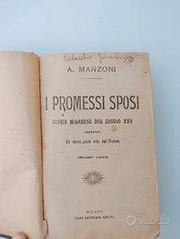 libro Alessandro Manzoni vintage 18 