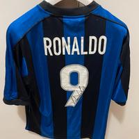 Maglia Autografata Ronaldo Inter 99/00 Originale