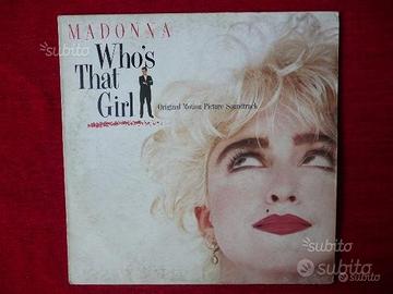 Vinile 33g.originale MADONNA.Who's that girl 1987