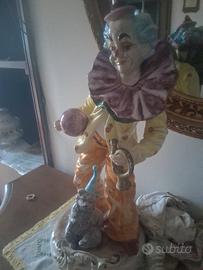 statua clown vintage